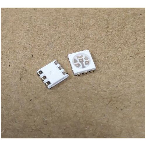 100PCS Highlight LED Bead 5050 Yellow LED 5050 Yellow LED SMD Bead 5050 Yellow Light