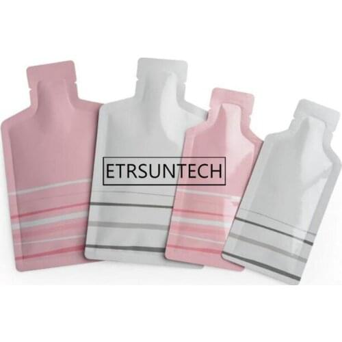 1000pcs Bottle Shaped Flat Open Top Aluminum Foil Bags for Powder Tea Vacuum Seal Storage Bag Mylar Heat Sealable Packaging Pouches