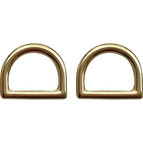 2Pcs Lightweight Bent D Ring for Harness Weight Belt Webbing Dive Scuba/Saddlery Bridles