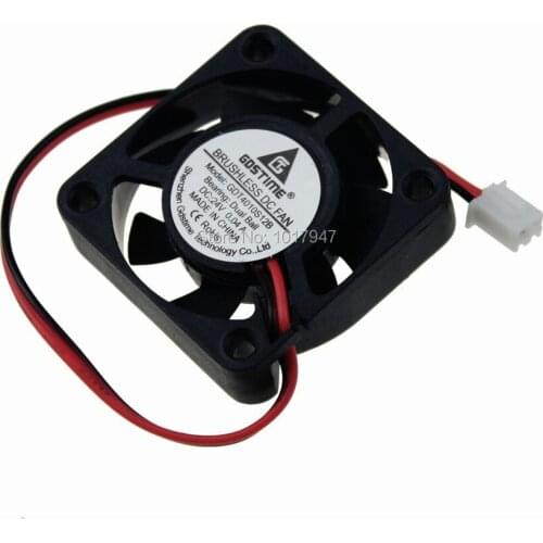 20Pieces LOT Gdstime DC 24V 2Pin 4cm 40mm X 10mm Ball Bearing Brushless Exhaust Cooling Fan