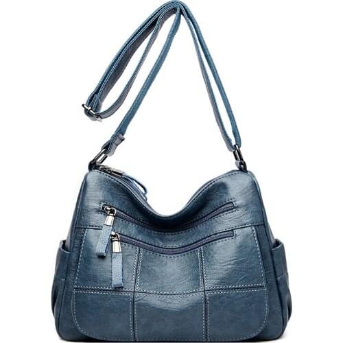 2019 women leather handbags high quality sac a main female leather shoulder bags for girls bolsa women messenger bag crossbody