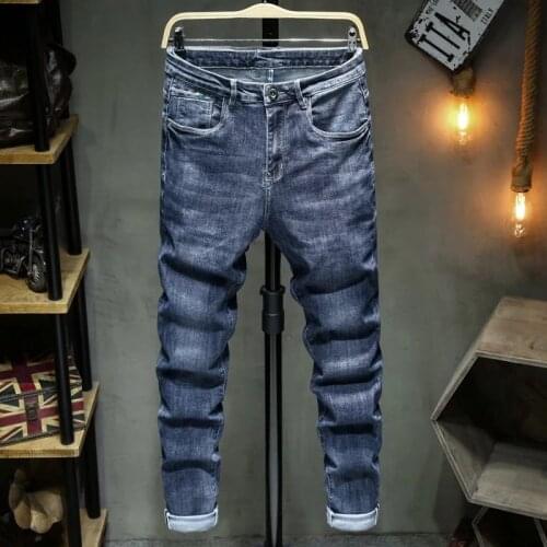 2020 New Fashion Streetwear Skinny Denim Design Mens Bike Moto Homens Jeans