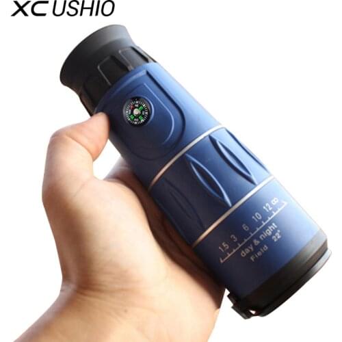 26x52 Portable Handheld Monocular Telescopio FMC Optical Len Green Film Coating 26x Magnification Zoom Outdoor HD Telescope