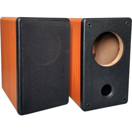 4 inches full frequency empty enclosure box HIFI wood speaker DIY case 250*150*200mm 2pcs/Lot