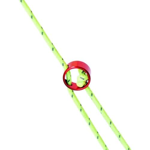 40%HOT Tent Cord Fixing Circle Ring Stopper Outdoors Portable Buckle Camping Accessory