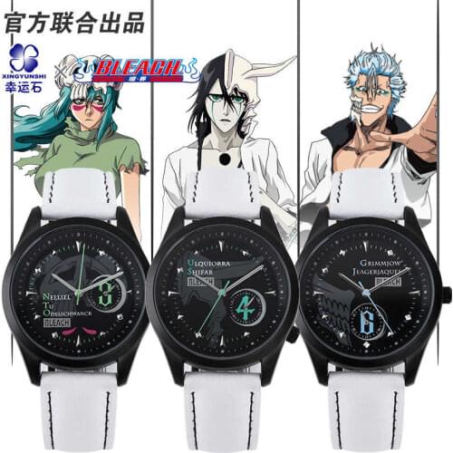 Bleach Espada Grimmjow Ulquiorra Neliel Anime Watch Waterproof Manga Role Ichigo Action Figure Action Figure Gift