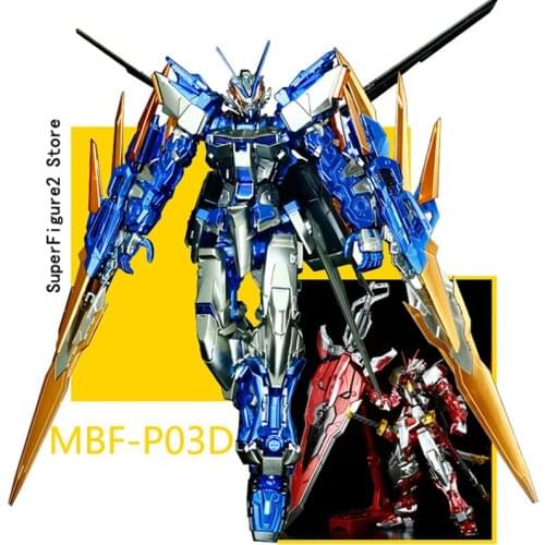 B A N D A I MG 1/100 MBF-P03D G u n d a m Astray Blue Frame D Action Toy Figures Type Metal Coloring Lost Up To Heterodox Series