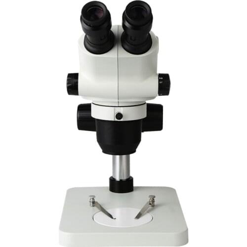 KAISI 6.5-65 Double Distance Stereo Microscope Binocular For PCB Soldering Mobile Phone Repair Wide-angle Eyepieces Microscopio