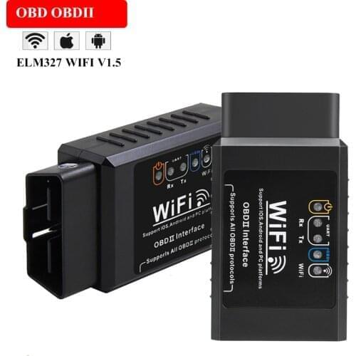 Super ELM327 WIFI V1.5 Car Diagnostic Engine Check Reader For Volvo XC90 2015 2016 XC40/C30 2010/S40 2006- 2018/XC60 2008 2012