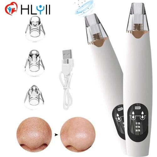 Electric Acne Cleaner Blackhead Facial Blackhead Remover Black Spots Pore Cleaner Tool Black Point Vacuum Cleaner Machine