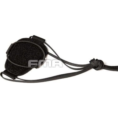FMA Helmet Black Attach Patch Fastener for HEL-STAR 6 and HEL-STAR F2 TB1264 BK/DE Free Shipping