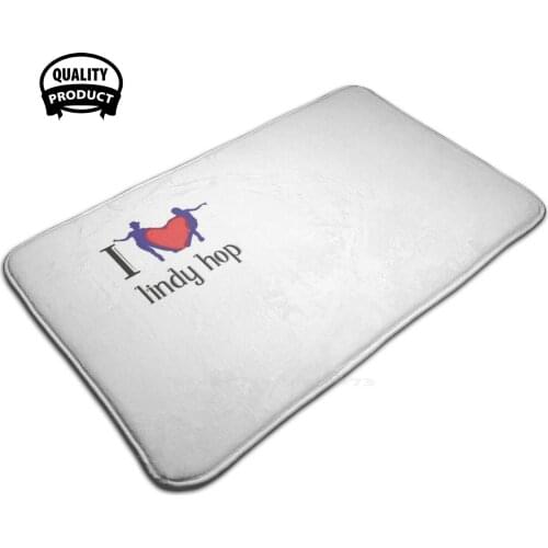 I Love Hop Door Mat Foot Pad Home Rug Bailar Baile Dance Hop Music Música Swing