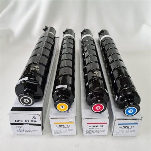4PCS/Set TN Color Toner Cartridge For Canon IR-ADV C3320 3325 3330 3520 3525 3530 3320 C3325 C3330 C3520 C3525 C3530 NPG-67 G67