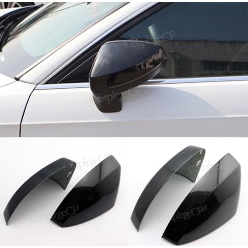 Carbon fiber Mirror cover For Audi A3 8V 2013 2014 2015 2016 2017 2018 2019 year New A3 Sline S3 Car rear mirror cap (replace)