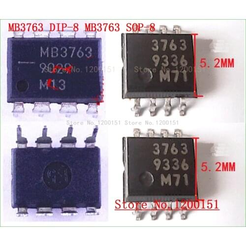 10cs/lot MB3763 DIP-8 MB3763 3763 SOP-8