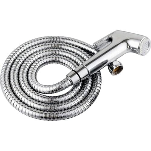 Toilet Bidet Tap Set Handheld Shower Head Water Sprayer Bathroom Seat Nozzle Attachment+Hose+Wall Mount Rack Holder