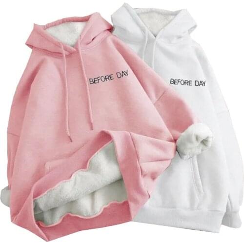 2021 new plus velvet super Dalian hoodie womens Autumn And Winter womens loose casual pullover hooded casual hoodie sweater