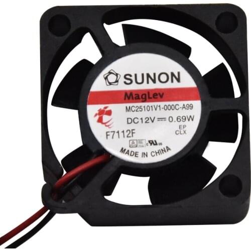 NEW SUNON MC25101V1-000C-A99 2510 12V 0.69W DC cooling fan for Arduino