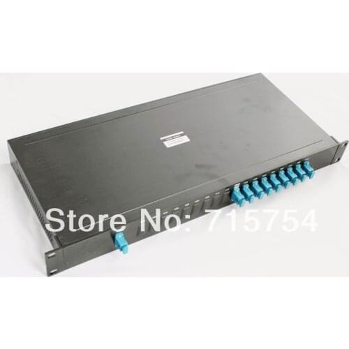 Single Fiber , 4Channel CWDM Mux/Demux fiber optical modules,Low insertion Loss, with 19'1U case, 1470nm~1610nm