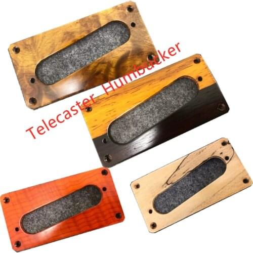 3pcs hand made Solid Ailanthus wood STRATOCASTE NECK PICKUP Mounting Ring#2988