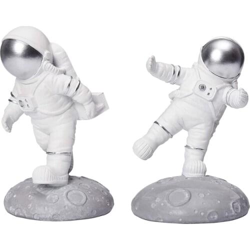 Astronaut Phone Holder, Resin Phone Stand Multifunctional Desktop For Kids Creative Figurine Astronaut Statues