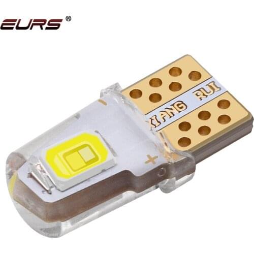 EURS T10 W5W LED Canbus No Error Car Bulb Interior Light 194 168 2SMD 5730 LED 12V Instrument Reading Wedge License Plate Lights