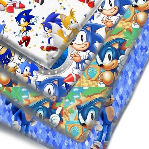 Half Yard Polyester Cotton Fabric Cartoon Character Animal Print Cotton Fabric For Tissue Kids Home Textile DIY Crafts Supplier