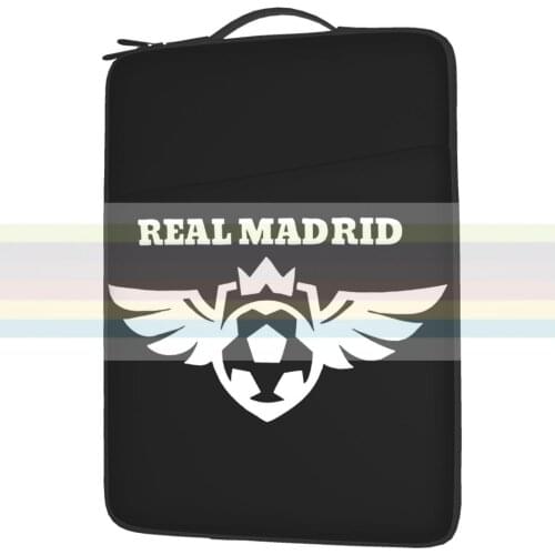 Real Madrid. Waterproof laptop bag 13 14 15 inches. Laptop bag protective cover for briefcase