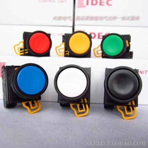 [ SA ]IDEC Izumi of Japan since the reset button switch 22mm YW1B-M1E10 A1E10 RYGSWB 1 normally open--10PCS/LOT