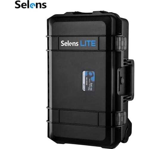 Selens Professional Safety Protection Toolbox Draw Bar Box With Wheels Waterproof Photographic Equipment Safety Box