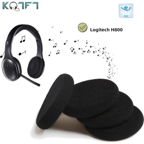 KQTFT Soft Foam Replacement Ear pad for Logitech H800 Headset Sleeve Sponge Tip Cover Earbud Cushion