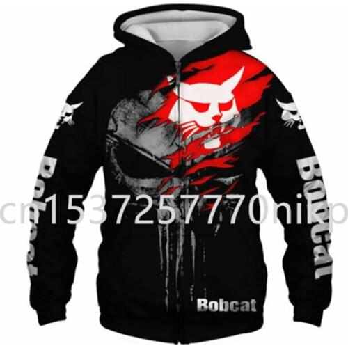 2021 New Bobcat Brand Mens Hoodie High Quality Hip Hop Oversized Hoodie 3D Anime Sweatshirt Harajuku Mens Clothes Streetwear