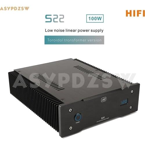 100VA Ultra low Noise LPS Black HI-END Linear power supply / 100W PSU for audio DC 5V-24V Optional