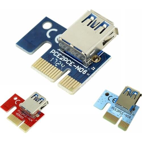 PCIE 1X to16X PCI-E 1X to USB to Video Graphics Card Expand the line Mining PCI-E Extension Line Small Card Board