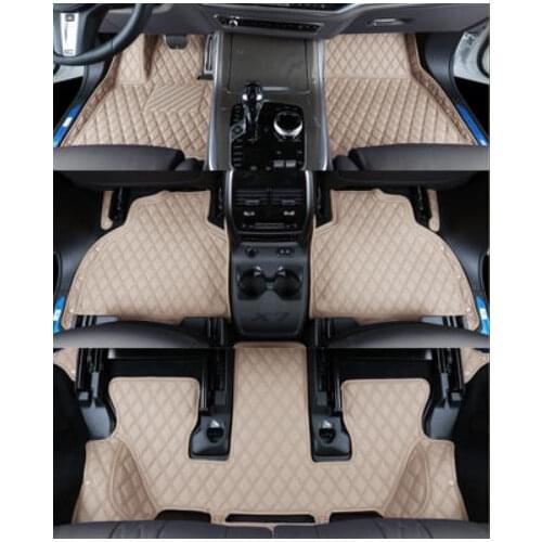 High quality! Custom special car floor mats for Mercedes Benz GLS 400d X167 2020 6 7 seats waterproof carpets for GLS400d 2021