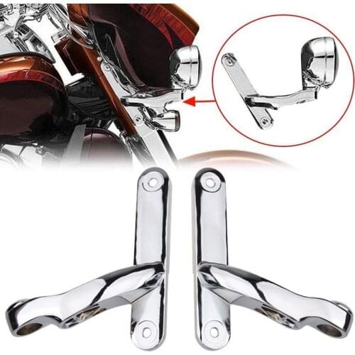 Motorcycle parts 4.5 Inch Fog Light Housing Bracket Auxiliary Lighting Brackets Frame for Electra Glide and Road King