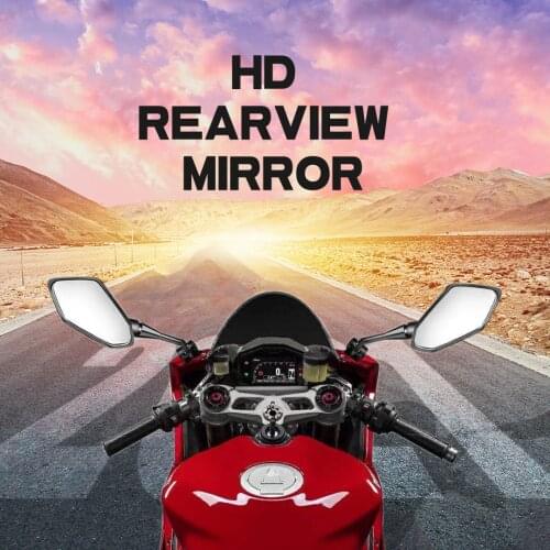 Rearview MirrorMotorcycleFor Yamaha R6 R1 R3 R25 R15 R125 R1S R1MFZ6RYzfr125For Hondacbr125r ForSuzuki Carbon Fiber 6mm8mm10mm