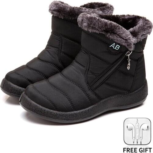 Women Winter Boots 2021 Fashion Waterproof Snow Boots For Winter Women Casual Shoes Lightweight Ankle Botas Mujer Warm Boots