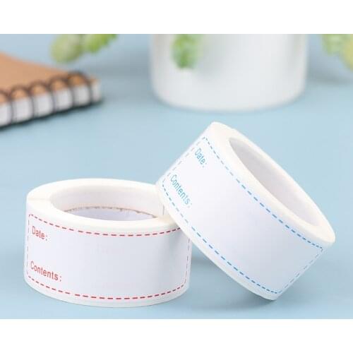 125Pcs/roll Kitchen Sticker Food Storage Date Content Label Food Storage Sticker