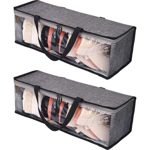 Practical 2 Packs Hat Storage,Baseball Cap Organizer, Hat Bag for Travel,Cap Holder,Hat Case with Carry Handles and Dual Zipper