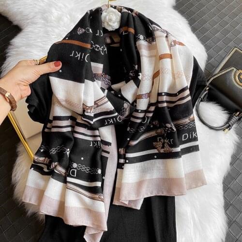 2020 luxury brand winter mesh scarf ladies cotton warmth Pashmina ladies scarf women Muslim hijab