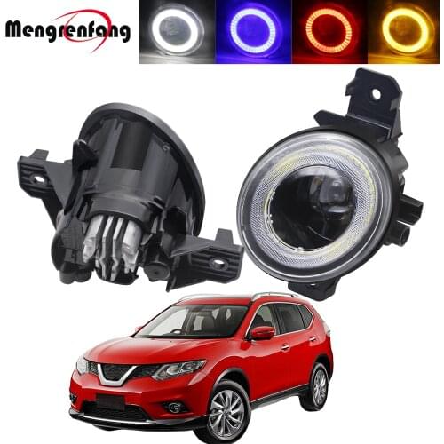 2in1 Car LED Fog Light Assembly Angel Eye Daytime Running Lamp DRL 30W 8000LM 12V For Nissan X-Trail Xtrail T32 2014 2015 2016