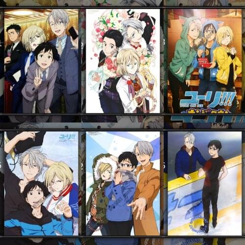 5D DIY Diamond Painting Yuri on Ice Group Anime Picture Full Diamond Embroidery Mosaic Cross Stitch Kits Home Decoration Gift