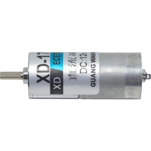 6V DC Motor Micro Speed Regulating Electric Machine 17mm Slow Small Motor Gear Reduction Forward and Reverse Motor Brush IE 2