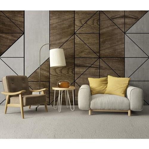 Bacaz 8d Concise Wall paper Mural 3D Personality Board Wallpaper sticker paper For Living room Sofa Background Wall Murals Decor