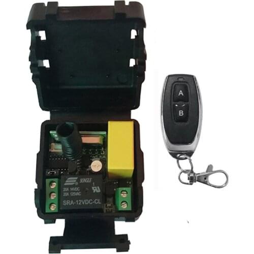 AC220V 10A 1CH 1 Channel RF 433MHz Wireless Remote Control Light Switch 10A Relay Output Radio Receiver Module + Transmiter