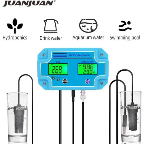 3 in 1 Digital PH EC Temperature Meter Tester PH-2981 High Accuracy Monitoring Equipment Tool Aquarium Water Meter 40%off