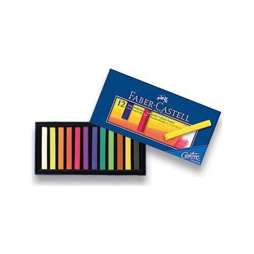 Faber-Castell Creative Studio Powder Pastel Paint (Soft) 12 Colors Full Size