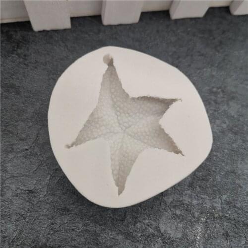 Ocean Series Starfish mold Fondant Cakes Decorating Tools Silicone Mold Sugarcrafts Chocolate Baking Tool For Cake Gumpaste Form