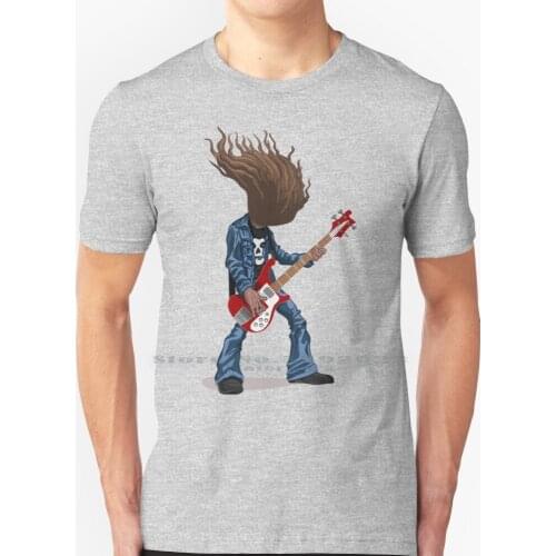 Cliff Burton T Shirt 100% Pure Cotton Big Size Cliff Cliffburton Heavymetal Metal Thrash Metal Metalhead Rocker Guitar Bass